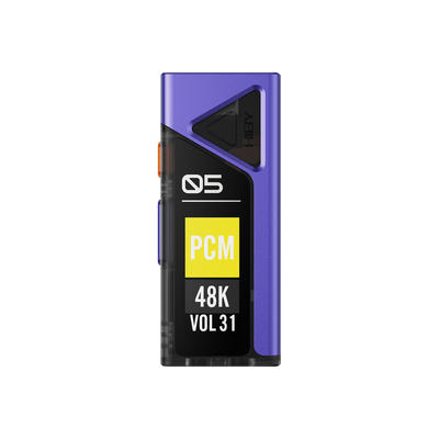 Hiby FC5 Violett Portabler DAC/Kopfhörerverstärker mit Display
