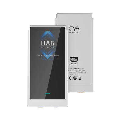 Shanling UA6 Silber portabler USB-DAC/Kopfhörerverstärker